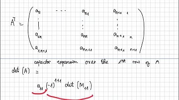 Determinant of Transpose: Prove that det A^T = det A