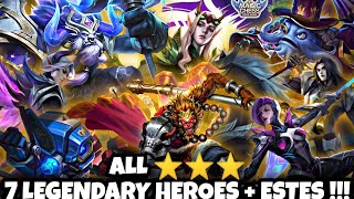MC-137 | ⭐⭐⭐ DREAM TEAM | ALL LEGENDARY HEROES + ESTES | THE LONGEST MAGIC CHESS RECORD