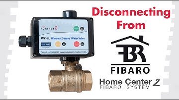 Removing Devices From a Fibaro Home Center 2 - FortrezZ Wireless Water Valve