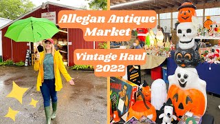 Flea Market Christmas & Halloween Vintage Haul Allegan Antique Market