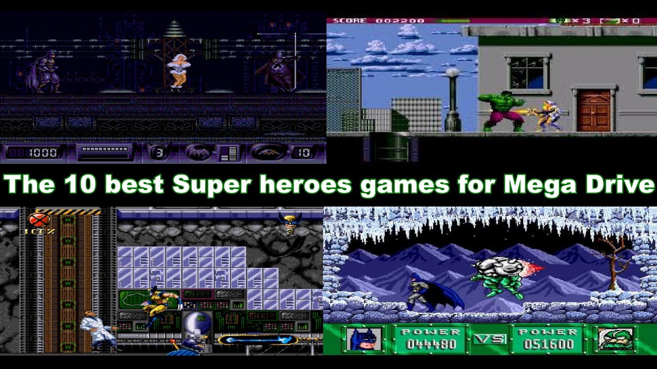 The 10 best Super heroes games for Mega Drive YouTube