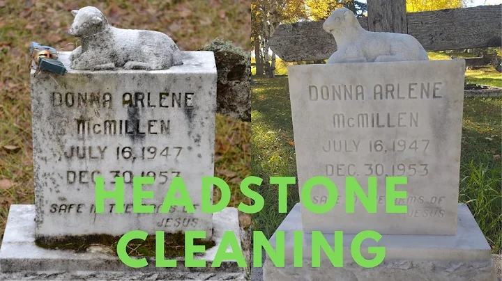 HOW TO CLEAN A MARBLE HEADSTONE USING D/2 Biologic...