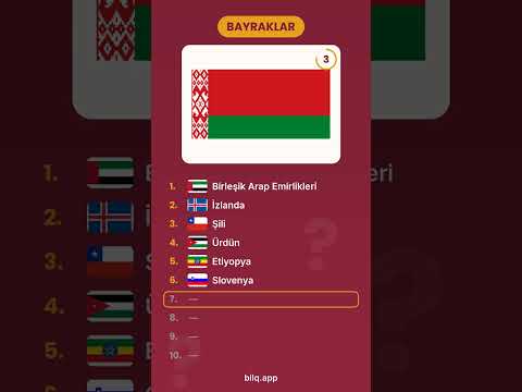 Bu 10 Bayrağı Tanıyabilir misin? Kolaydan Zora