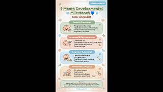 9 Month Developmental Milestones | CDC Checklist 💙 9 69 Mile Progress Milestones And Breakdown