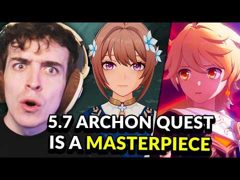 GENSHIN'S BEST QUEST?!? 5.7 Archon Quest FULL REACTION | Genshin Impact
