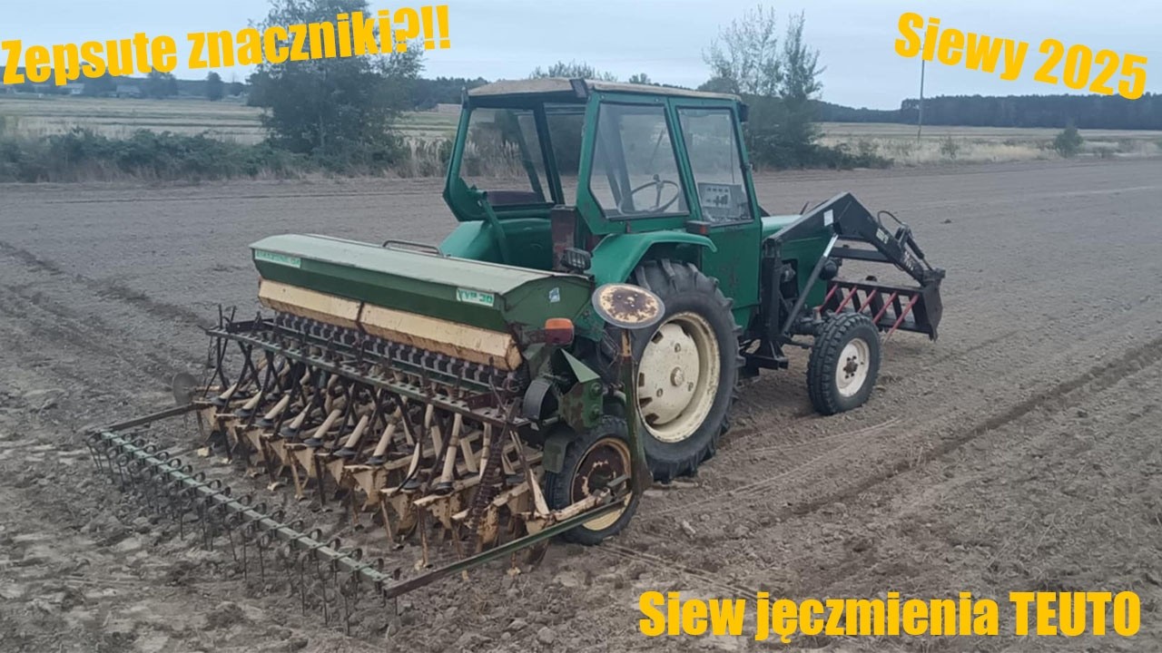 🇵🇱Rozpoczęcie Siewów 2025☆Siew Jęczmienia TEUTO!!☆Zepsute znaczniki?!☆U-R-S-U-S & Amazone☆Vlog #113☆