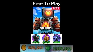 Skibidi Defense How To Get Good Units Fast F2P (Roblox)