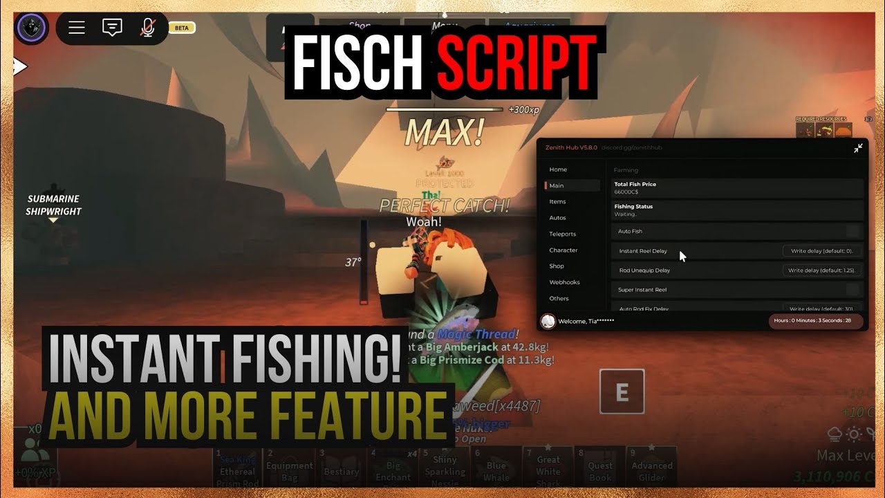 Instant Auto Fishing | Fly Feature | Server Finder | And Much More OP ...