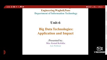 DSBDA:Unit 6 Topic: Data analytics Lifecycle