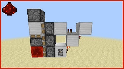 Minecraft: Tileable Piston Trapdoor [Redstone]