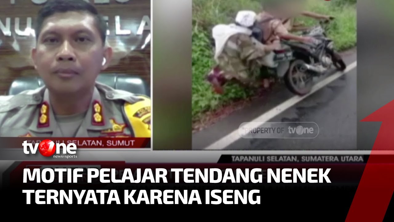 Bikin Geram! Motif Pelajar Tendang Nenek di Tapsel: Iseng-iseng | Kabar Petang tvOne
