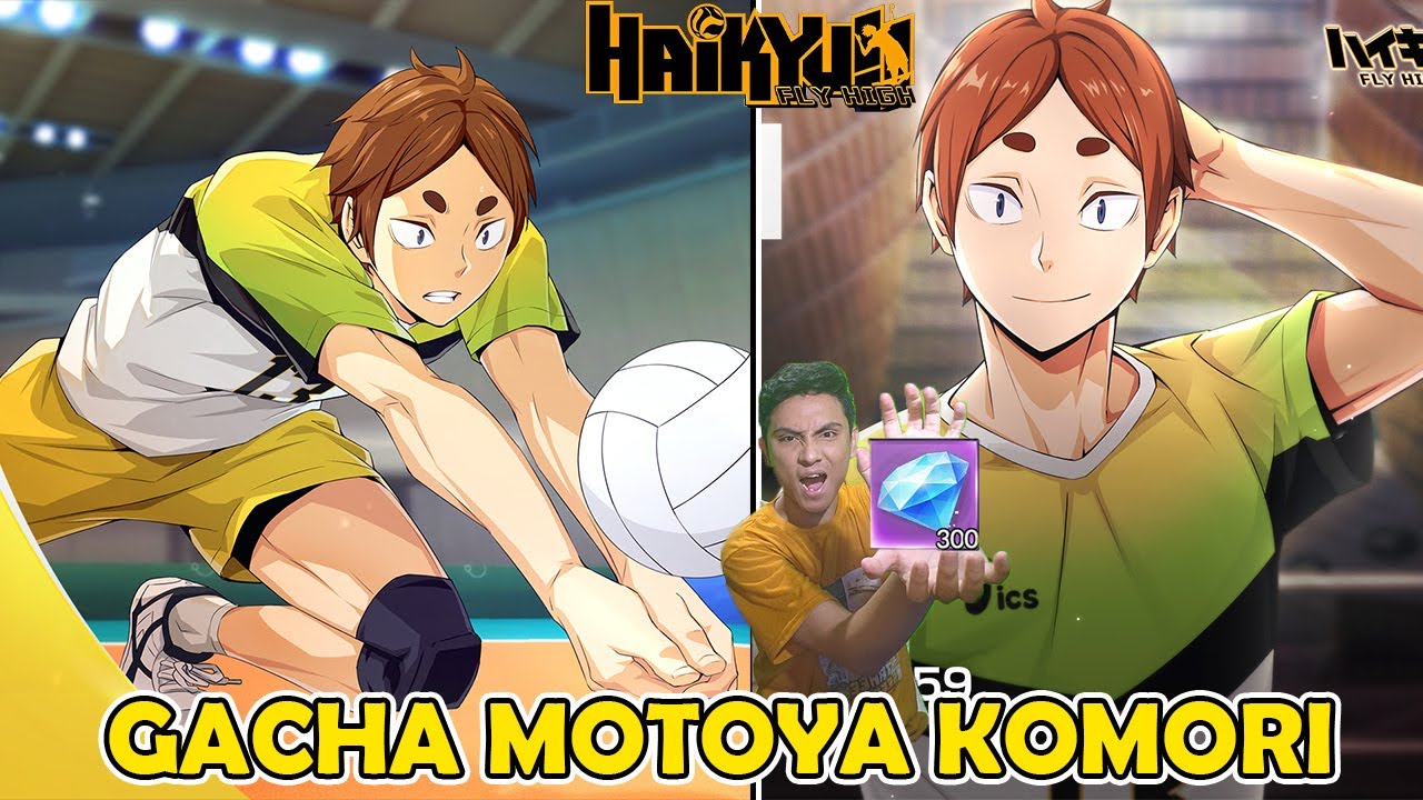 130 TICKET READY !! GACHA LIBERO UR TERBAIK MOTOYA KOMORI - HAIKYU FLY HIGH