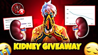 ? KIDNEY GIVEAWAY ?FREE FIRE LIVE TELUGU? | TELUGU FACE CAM LIVE❤️ | freefirelive