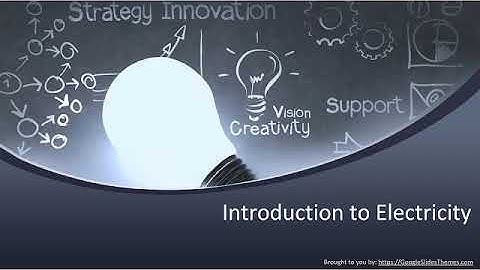 Electric Power - PowerPoint Slides Template