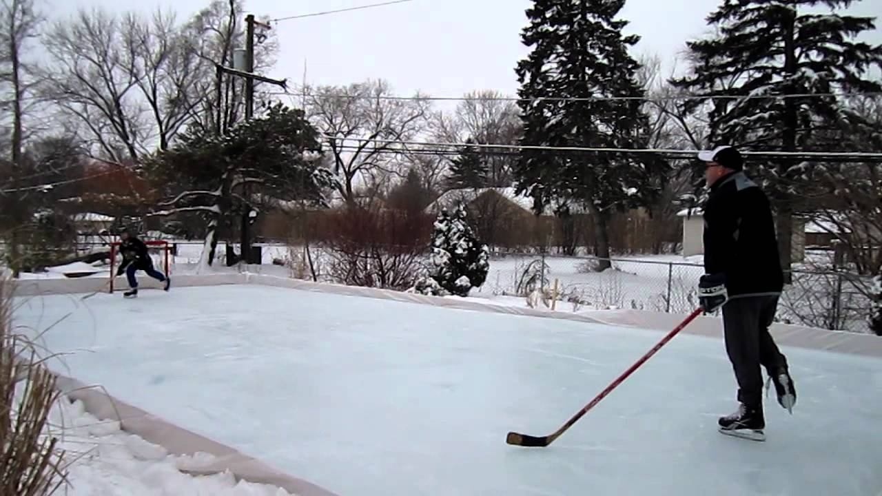 Back yard rink 042.MOV YouTube