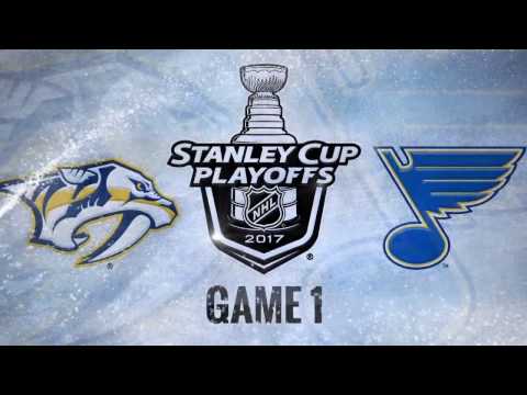 Nashville Predators vs. St. Louis Blues. Game 1 (26.04.2017) Highlights