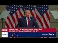 President Trump on 25th anniversary of 9/11: 'We will honor their lives'