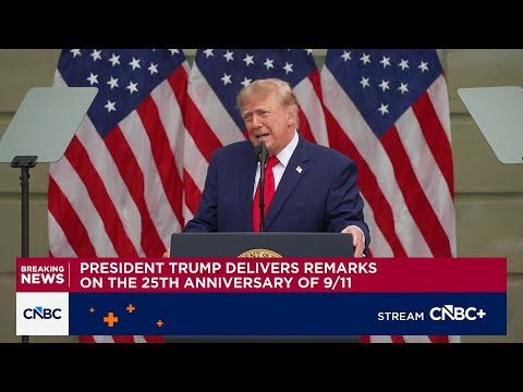 President Trump on 25th anniversary of 9/11: 'We will honor their lives'