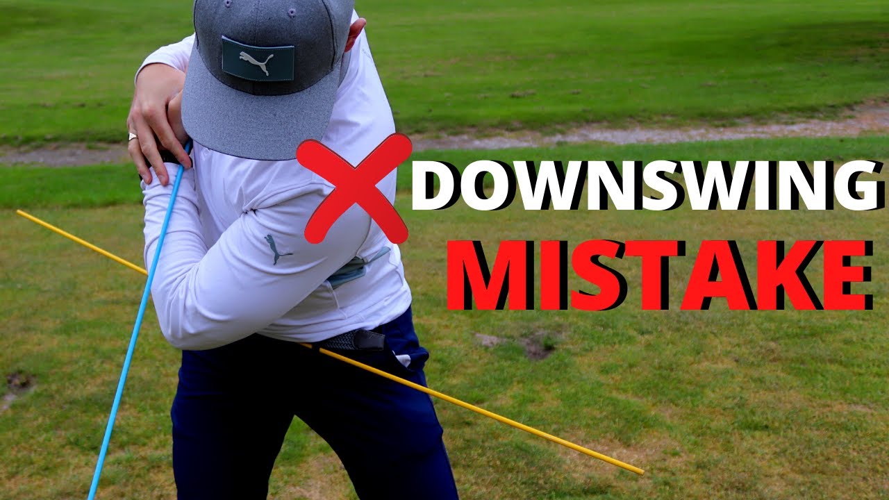 DON'T DO THIS WITH THE RIGHT SHOULDER IN THE DOWNSWING