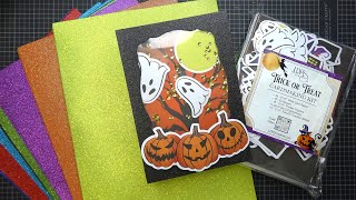NEW LDRS Creative HSN Releases! Trick or Treat Card Kit & Halloween Glitter Papers Review Tutorial!