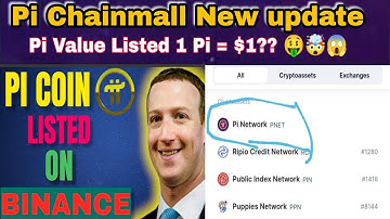 Pi network Listed on Coinmarketcap 😱 | Pi coin Value Listed on Binance 🤯🤑 | 1 Pi Coin = $10?? 😱🤯🤑