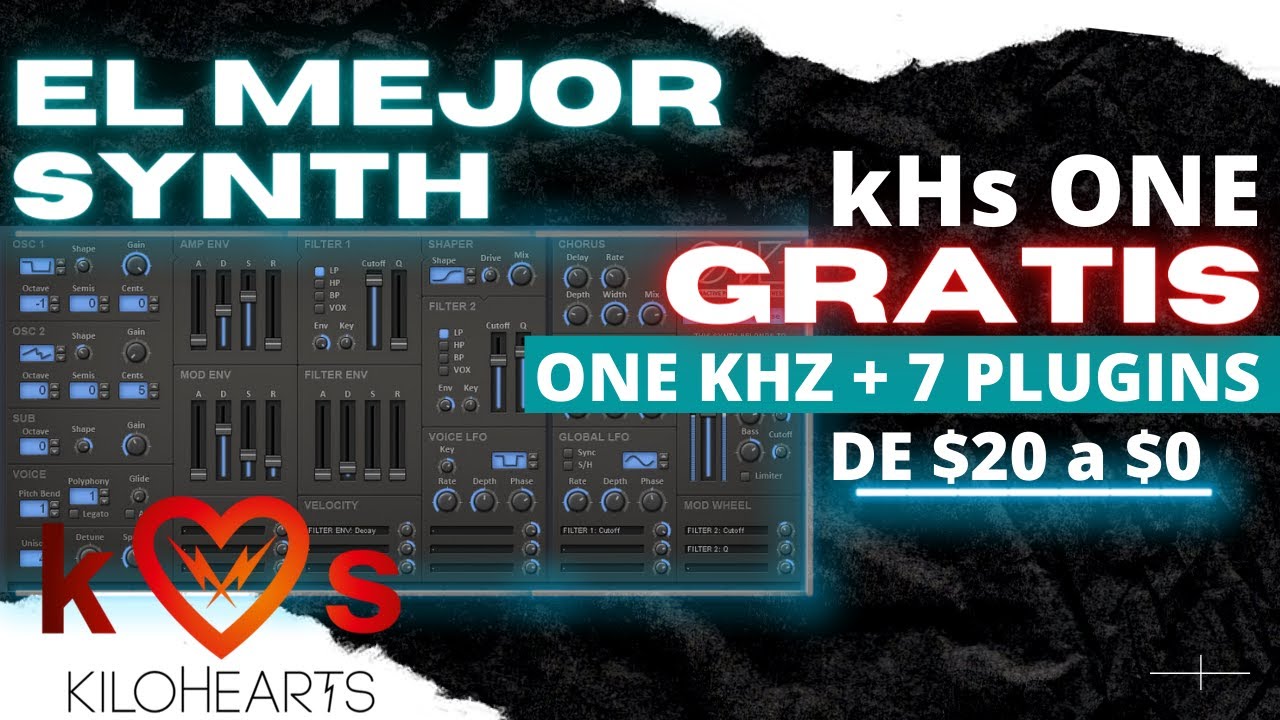 El mejor PLUGIN SINTETIZADOR + 7 Plugins (TOTALMENTE GRATIS 💰) "ONE