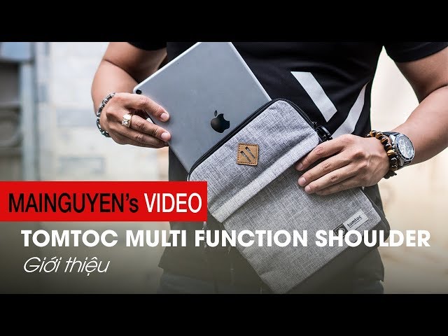 Tomtoc Multi Function Shoulder cho iPad: Tiện lợi, mút dày, êm