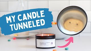 I Received Feedback From A Customer That One Of My Candles Tunneled, Here’s How I Handled It.
