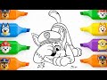 Paw Patrol Drawing for Kids | Easy Step by Step Cartoon Tutorial