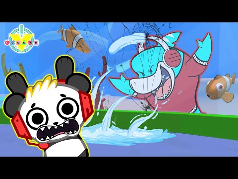 Aquarium Story on Roblox! Combo and Gil visit Scary Aquarium and then....