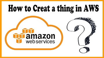 How to create a thing in AWS IoT Core, its Certificates & policies