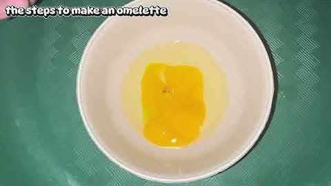 tuga teks prosedur "how to make omelette" 