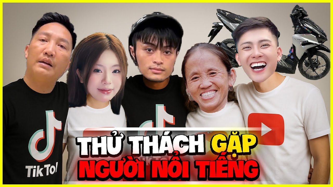 Hoàng MoBi | Thử Thách  Gặp 10 Người Nổi Tiếng Bằng Xe Máy !!!