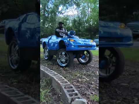 Cruising The Hood In The Micro Corvette 