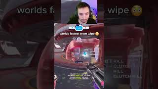 worlds fastest team wipe 😳