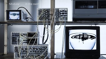 Modular in the swirl / Eurorack + VHS Tape Ambient / Ensemble oscillator MATHS Rings Plaits Tides