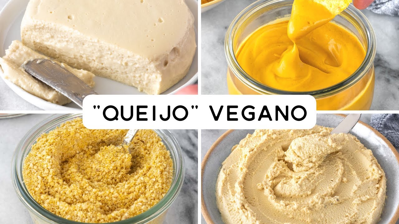 QUEIJO VEGANO - 4 alternativas deliciosas e simples de fazer em casa!