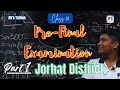 Maths Question paper of Prefinal Class-10 Jorhat District Seba Board Assamese Medium