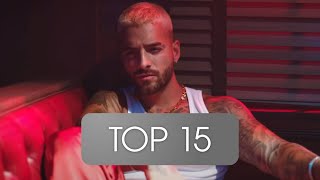 Top 15 Most streamed MALUMA Songs (Spotify) 06. February 2021