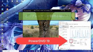 動画再生時のCPU使用率はプレーヤーで差がでるの？