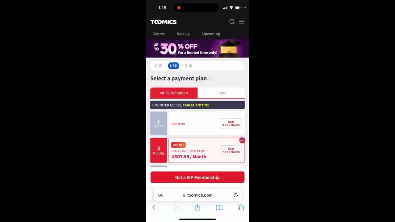 How To Get Free Coins For Toomics TOOMICS - how to get coins - YouTube