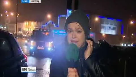 RTE News reporter Teresa Mannion gets carried away...