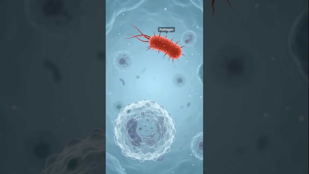 Phagocytosis process| #ytshorts#shorts#animation #human#fyp#shortsfeed #fyp#science #explained#viral
