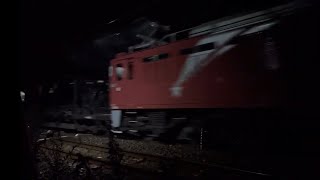 【もうすぐ置き換えかも】工9633レ 常磐線 EF81-80号機＋ホキ4両編成 植田～泉間 通過 1024-01