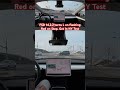 FSD 14.2.2 turns L on flashing Red on Stop. Get In NY Test #teslafsd #fsdbeta #fsd