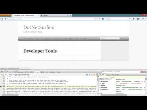 Developer Tools Screencast 5: Firebug
