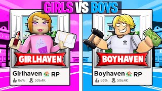 Girls vs Boys In Roblox Brookhaven!