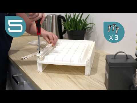 Rangement coulissant pour meuble bas - Mobilo EDA PLASTIQUES