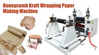 Honeycomb Kraft paper making machine | geami paper processing machine for packing