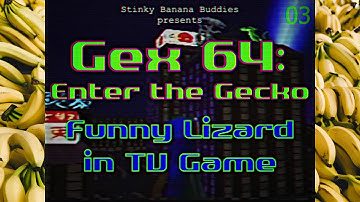 Funny Lizard in TV Game 🦎 Part 3 [Gex 64: Enter the Gecko]